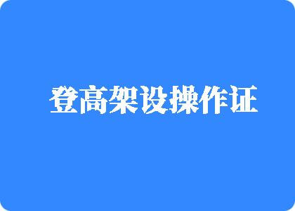 在哪里可以看美女被操视频登高架设操作证